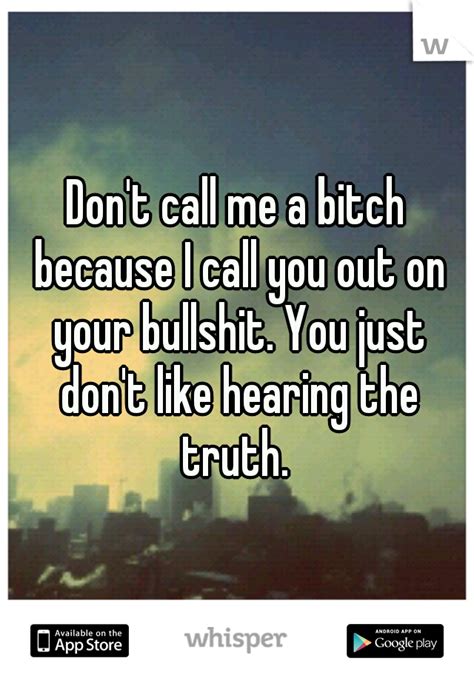 how to call someone out on their bs